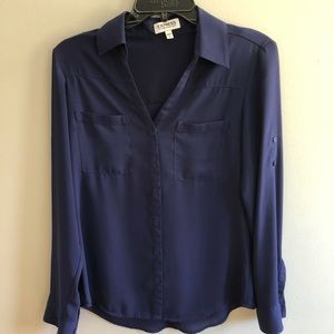 Navy Express Portofino Blouse